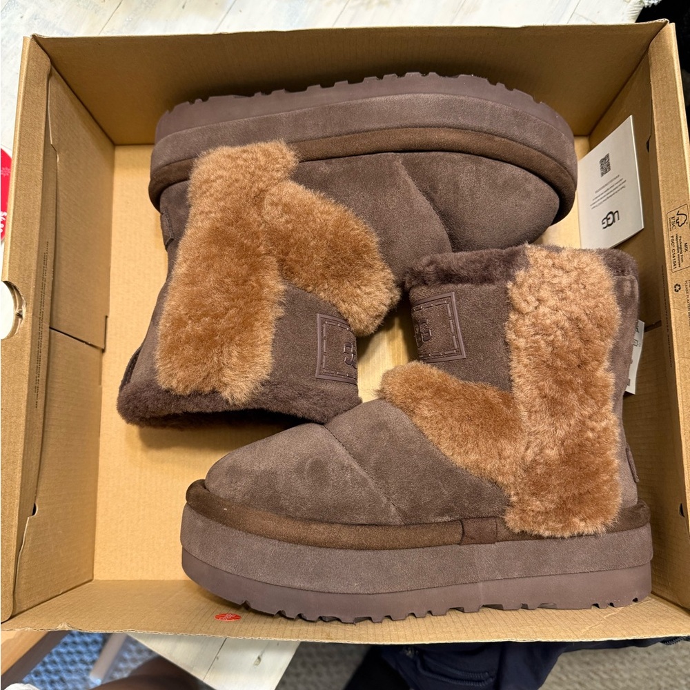 UGG CHILLAPEAK NWT BROWN SIZE 9